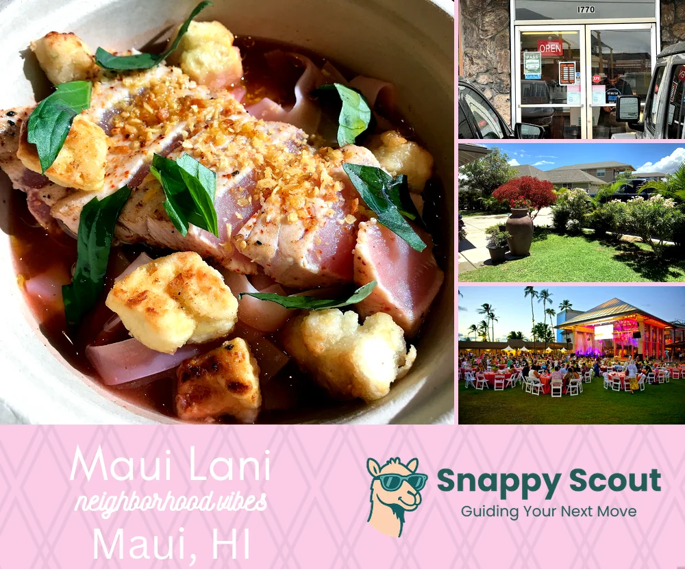 Maui Lani neighborhood photo collage