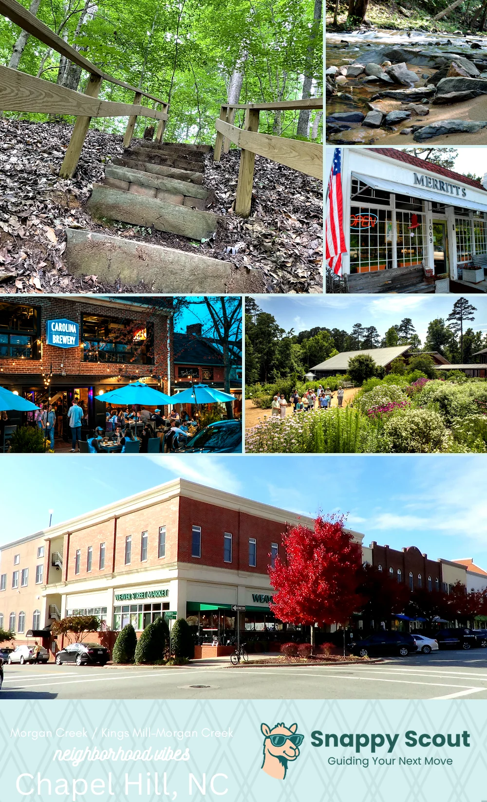 Morgan Creek / Kings Mill–Morgan Creek neighborhood photo collage