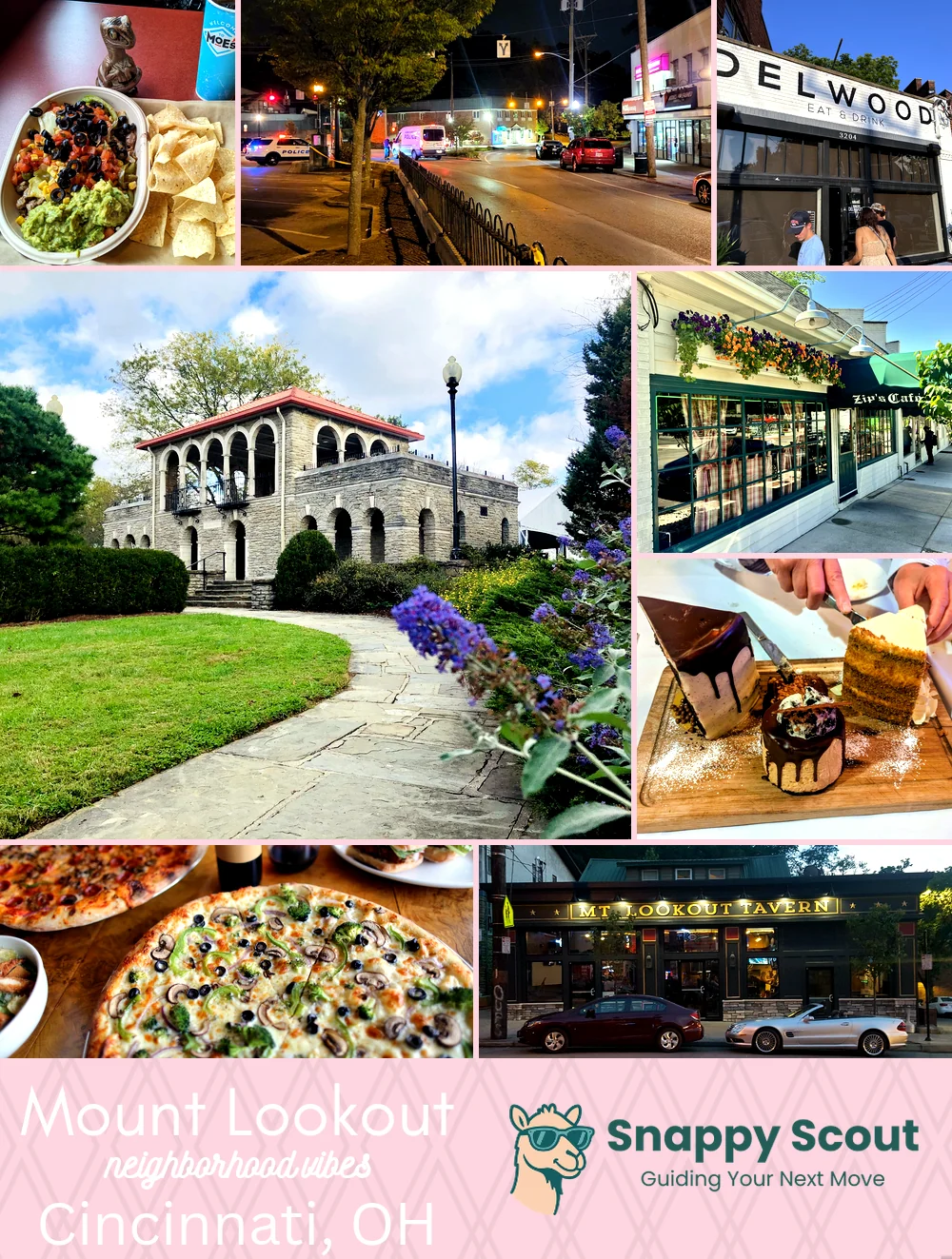 Mount Lookout neighborhood photo collage