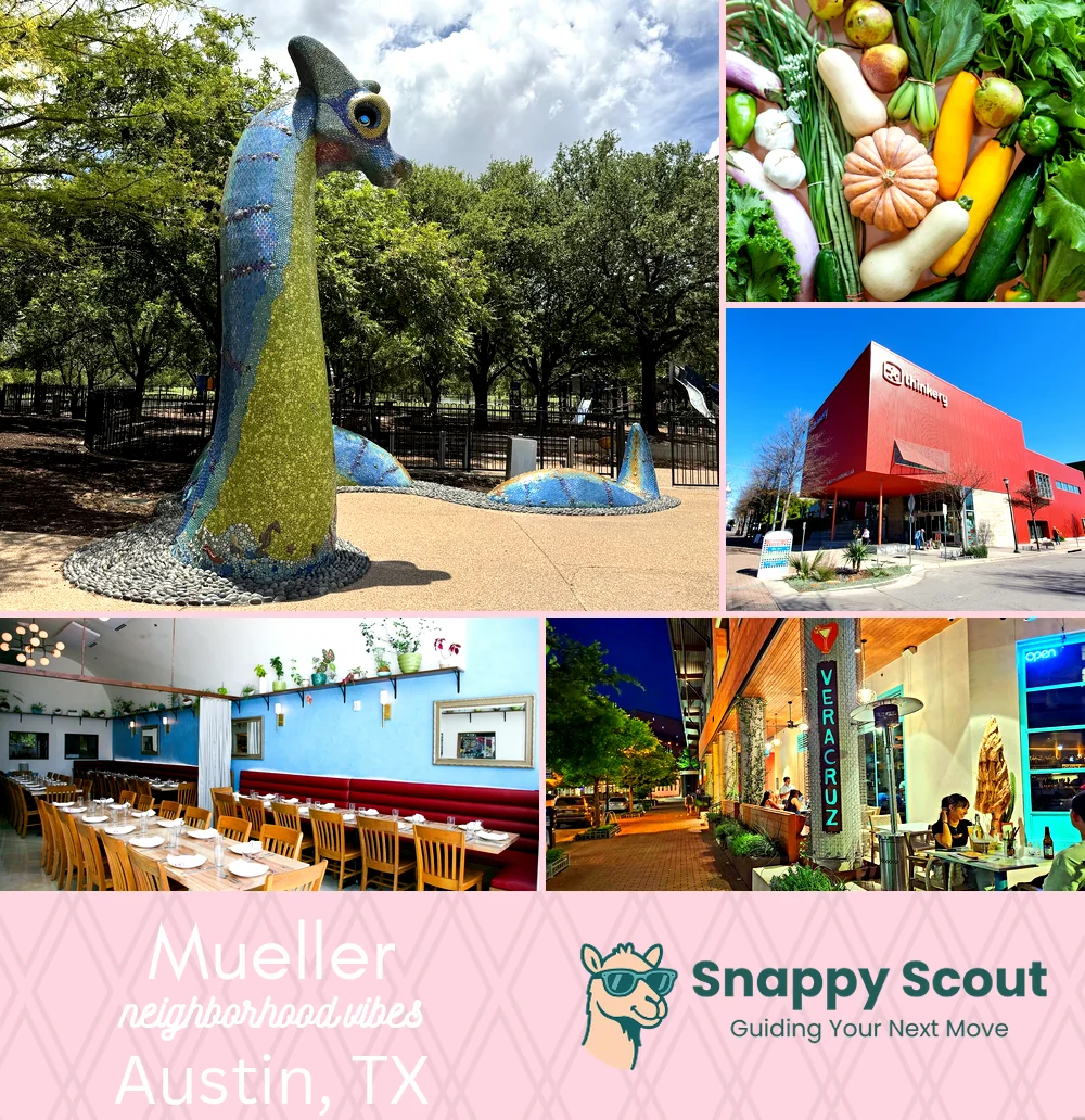 Mueller neighborhood photo collage