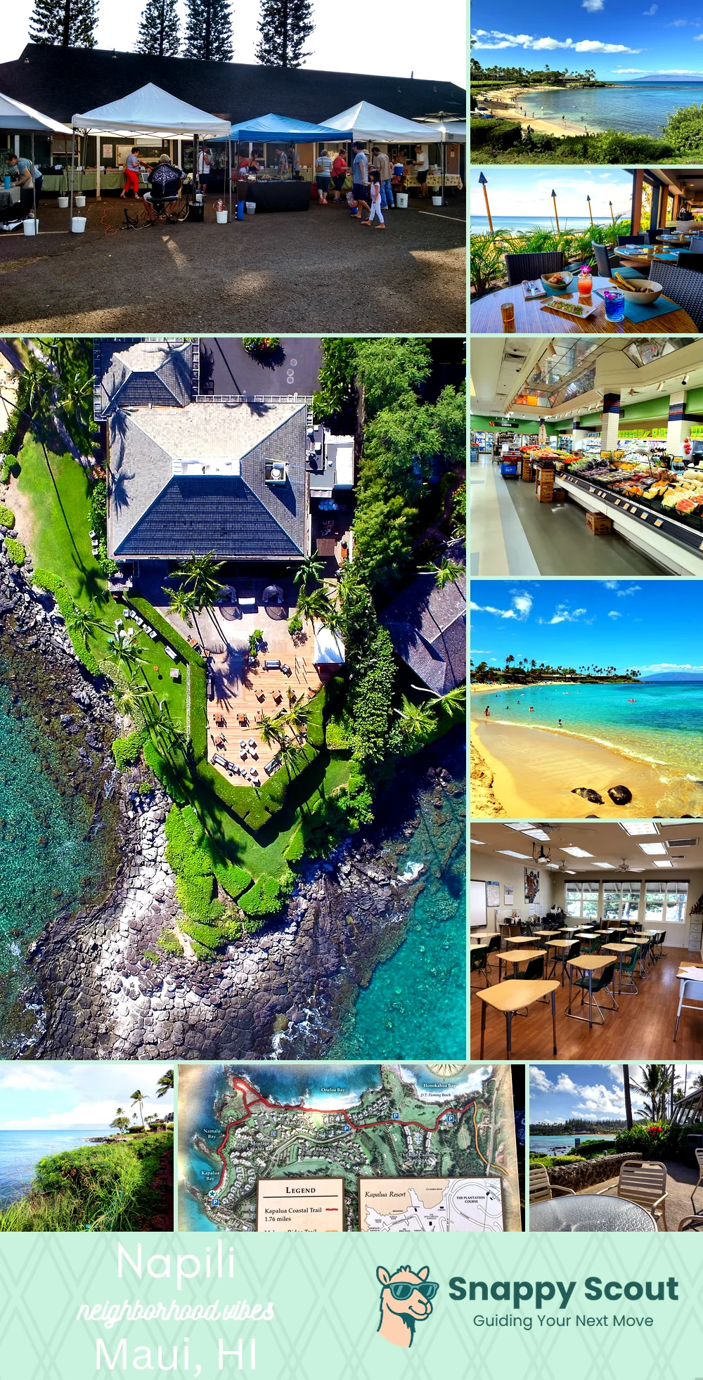 Napili neighborhood photo collage