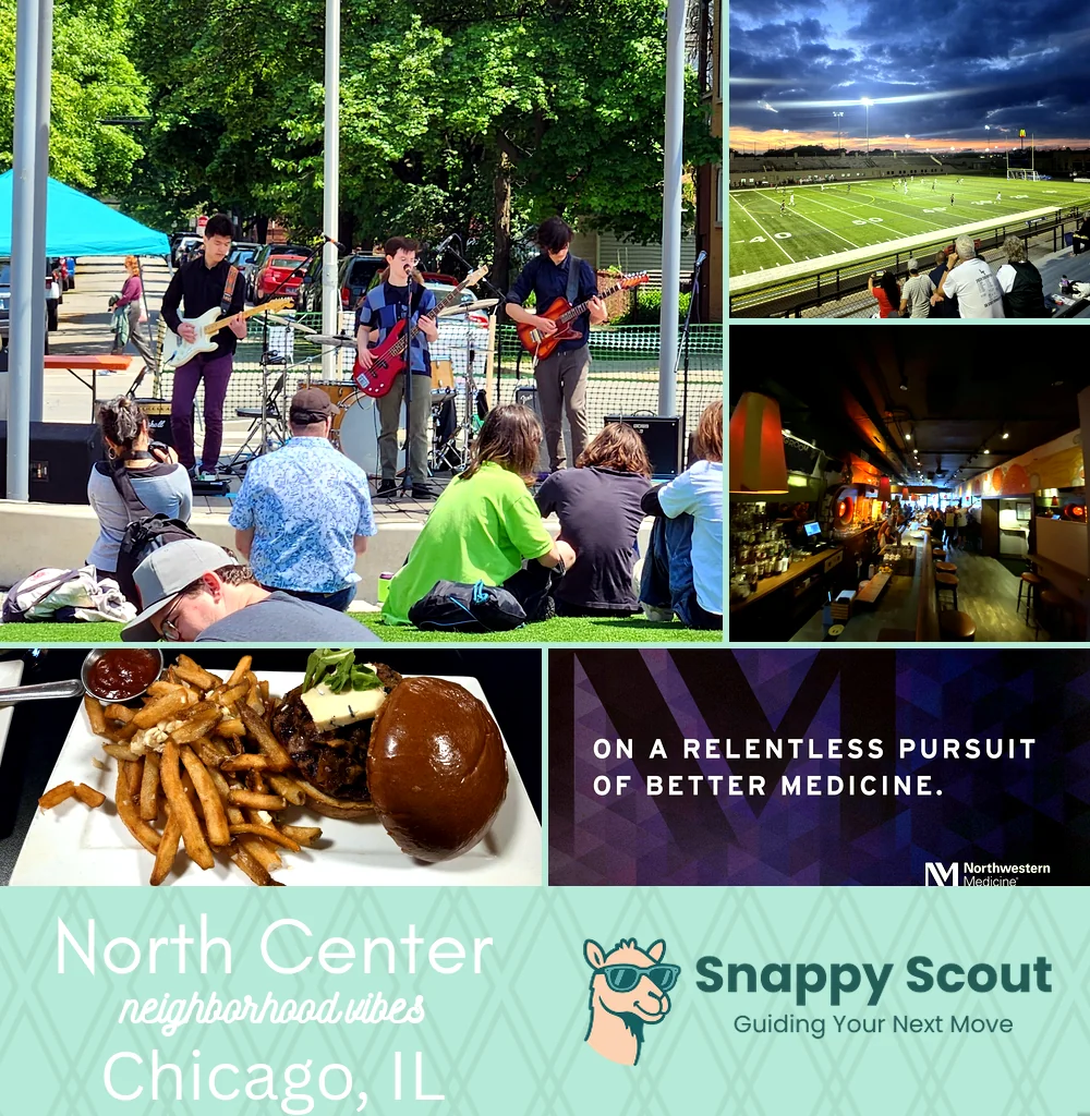 North Center neighborhood photo collage