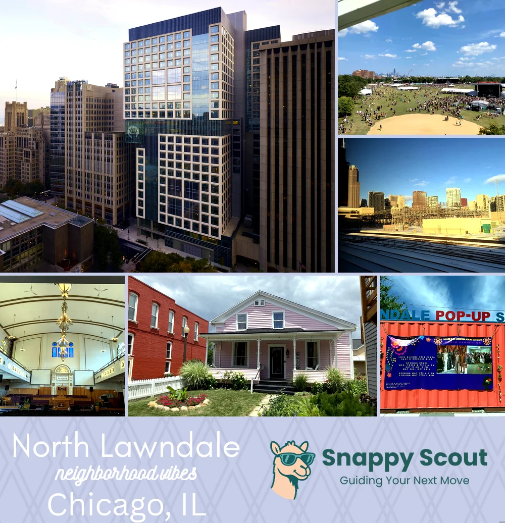 North Lawndale neighborhood photo collage