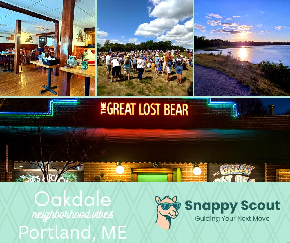 Oakdale neighborhood photo collage