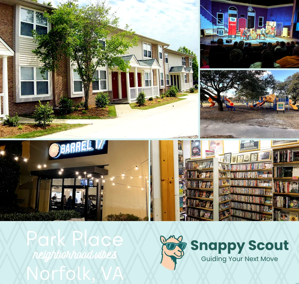 Park Place neighborhood photo collage