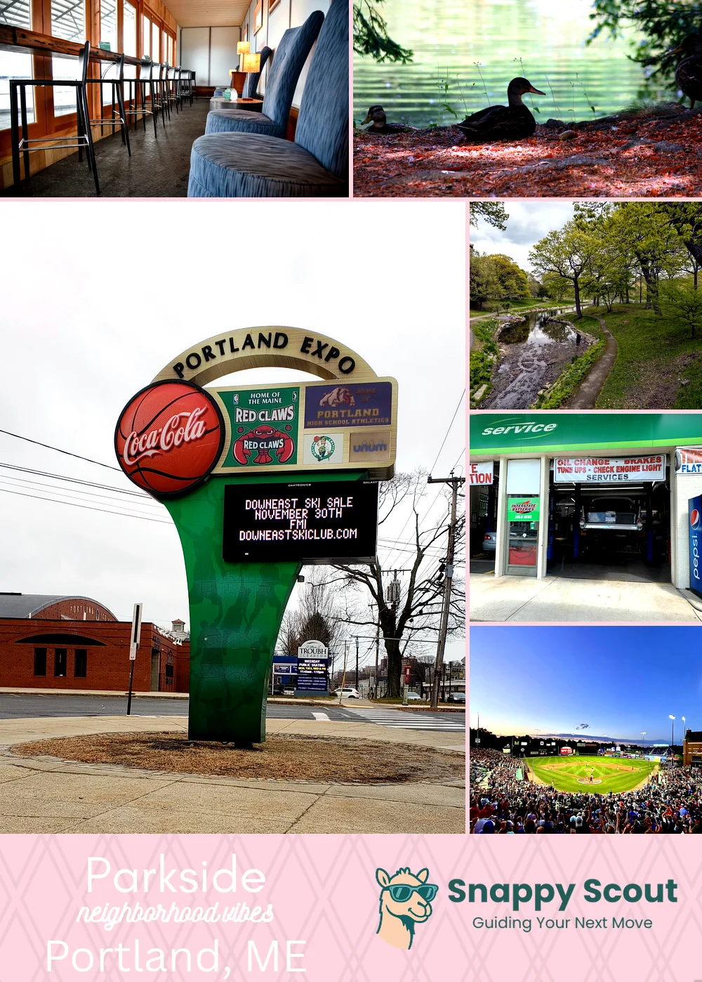 Parkside neighborhood photo collage