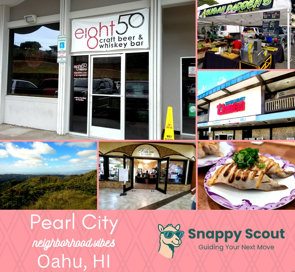 Pearl City neighborhood photo collage