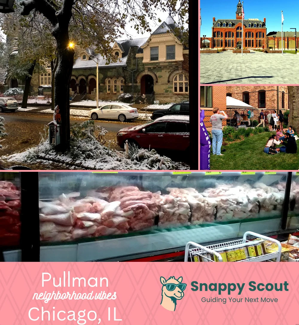 Pullman neighborhood photo collage