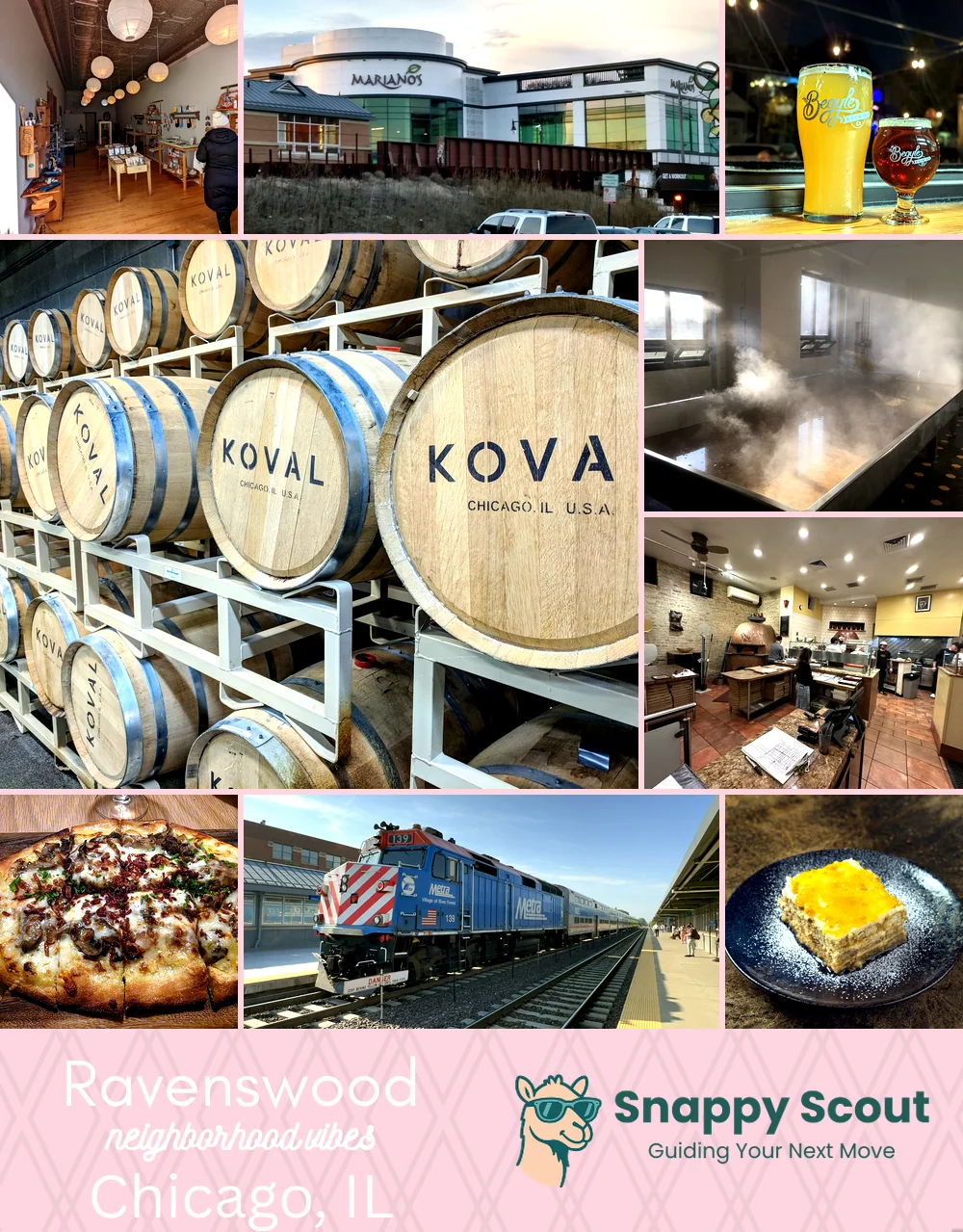 Ravenswood neighborhood photo collage