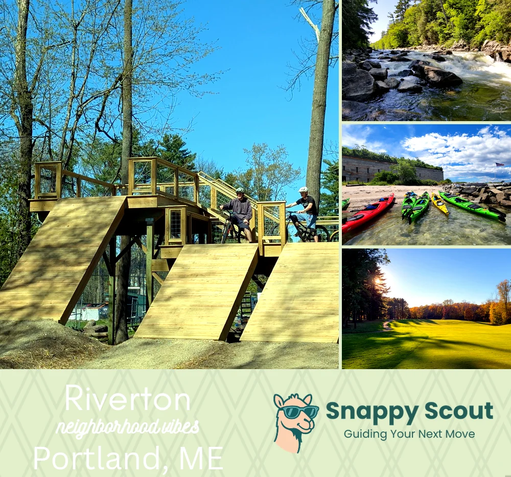 Riverton neighborhood photo collage