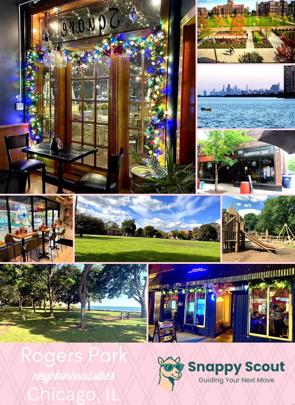 Rogers Park neighborhood photo collage