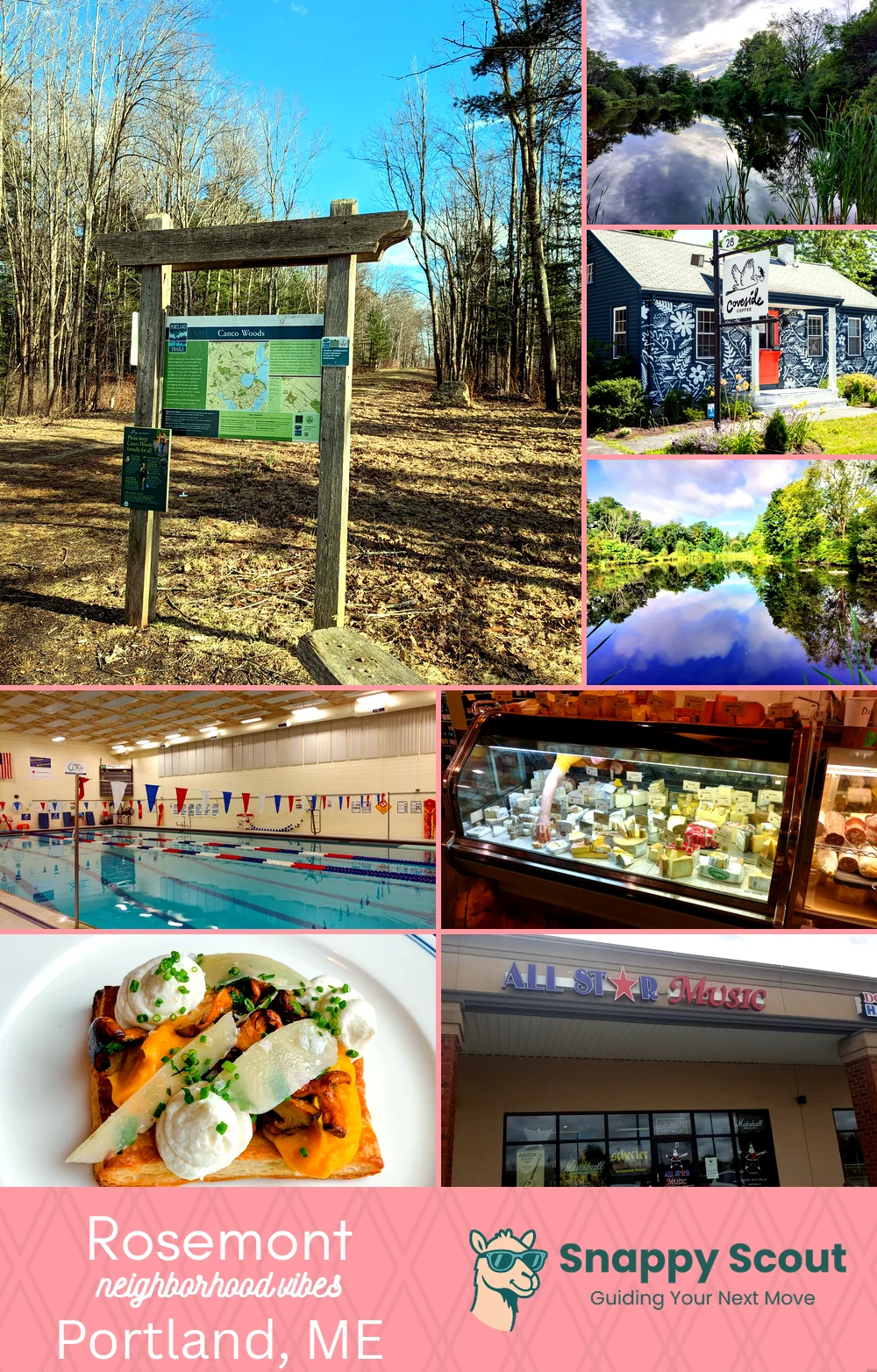 Rosemont neighborhood photo collage