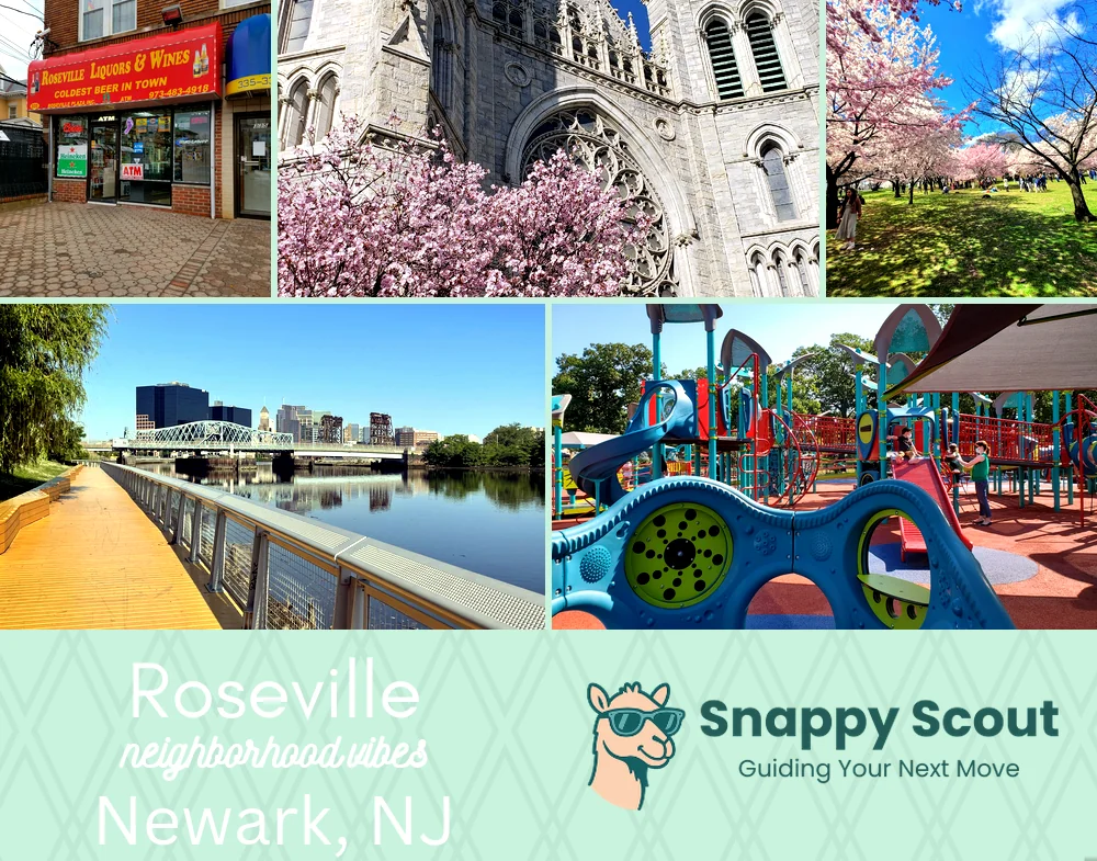 Roseville neighborhood photo collage