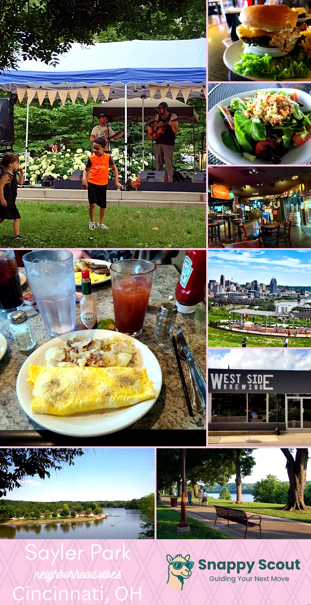 Sayler Park neighborhood photo collage