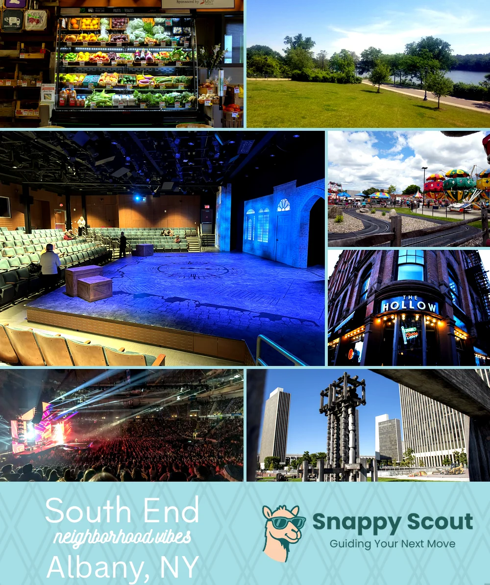South End neighborhood photo collage