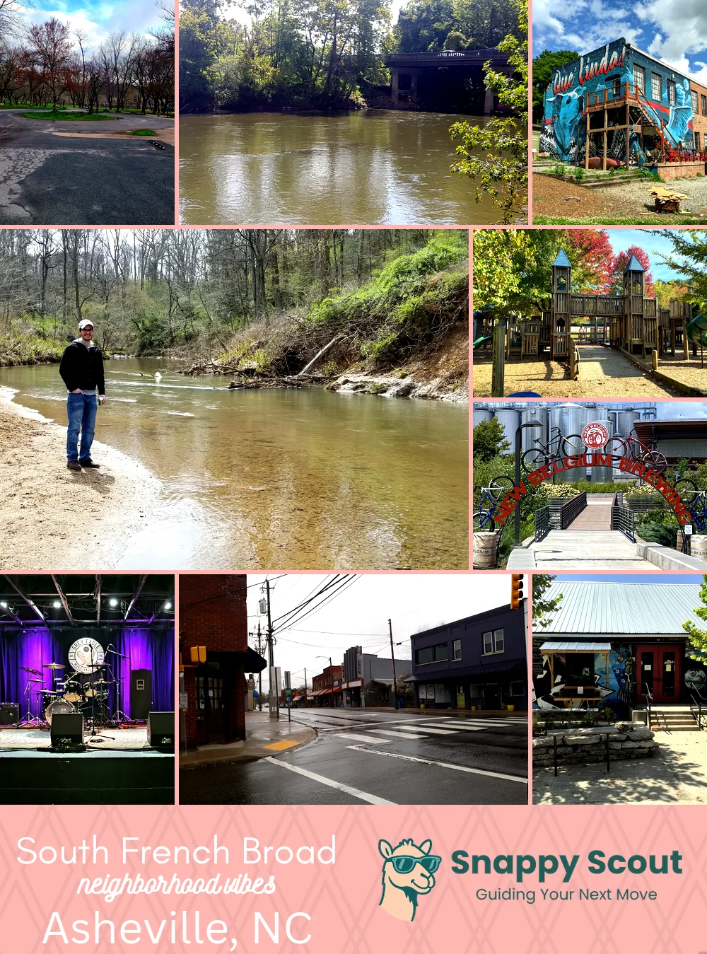 South French Broad neighborhood photo collage