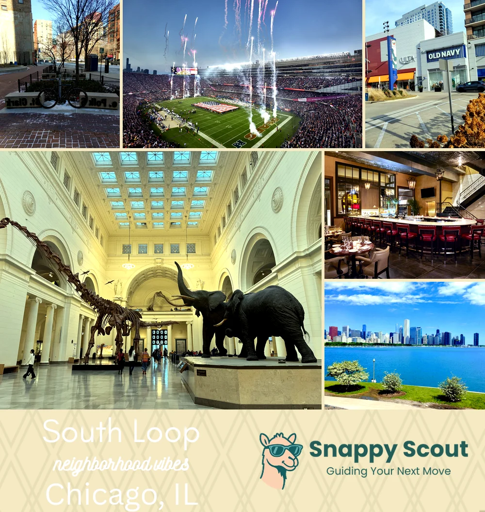 South Loop neighborhood photo collage