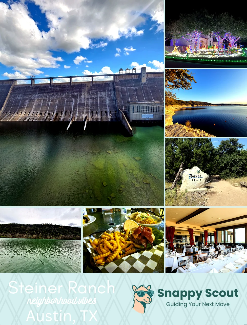 Steiner Ranch neighborhood photo collage