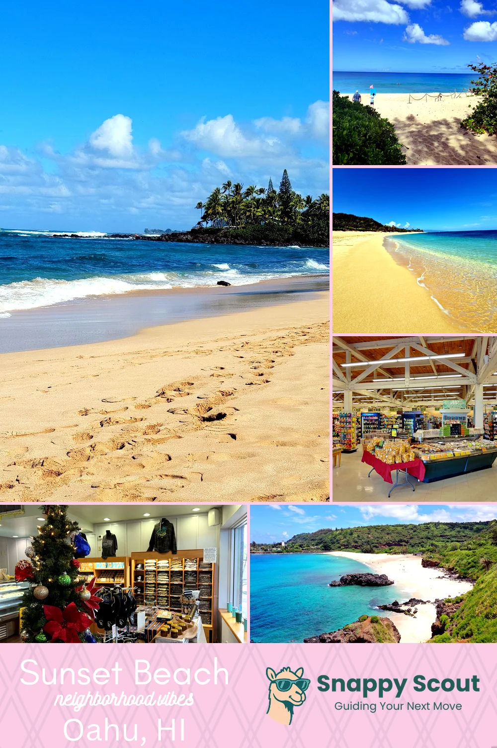 Sunset Beach neighborhood photo collage