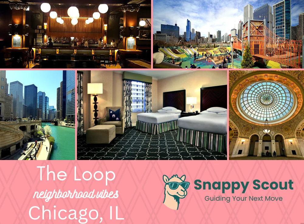 The Loop neighborhood photo collage