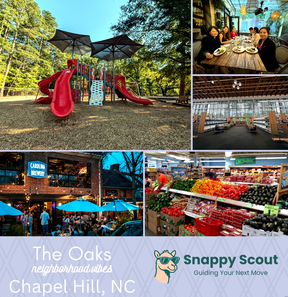 The Oaks neighborhood photo collage