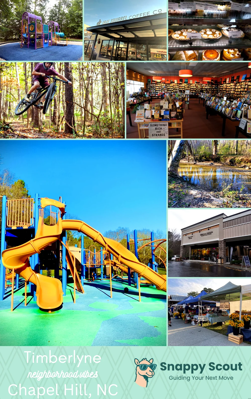 Timberlyne neighborhood photo collage