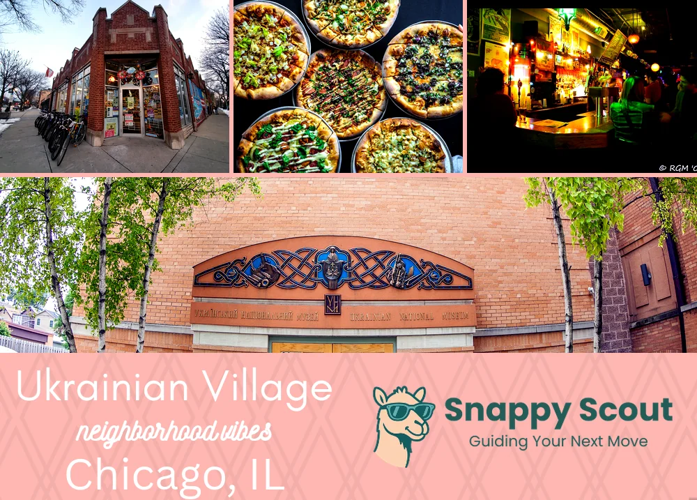 Ukrainian Village neighborhood photo collage