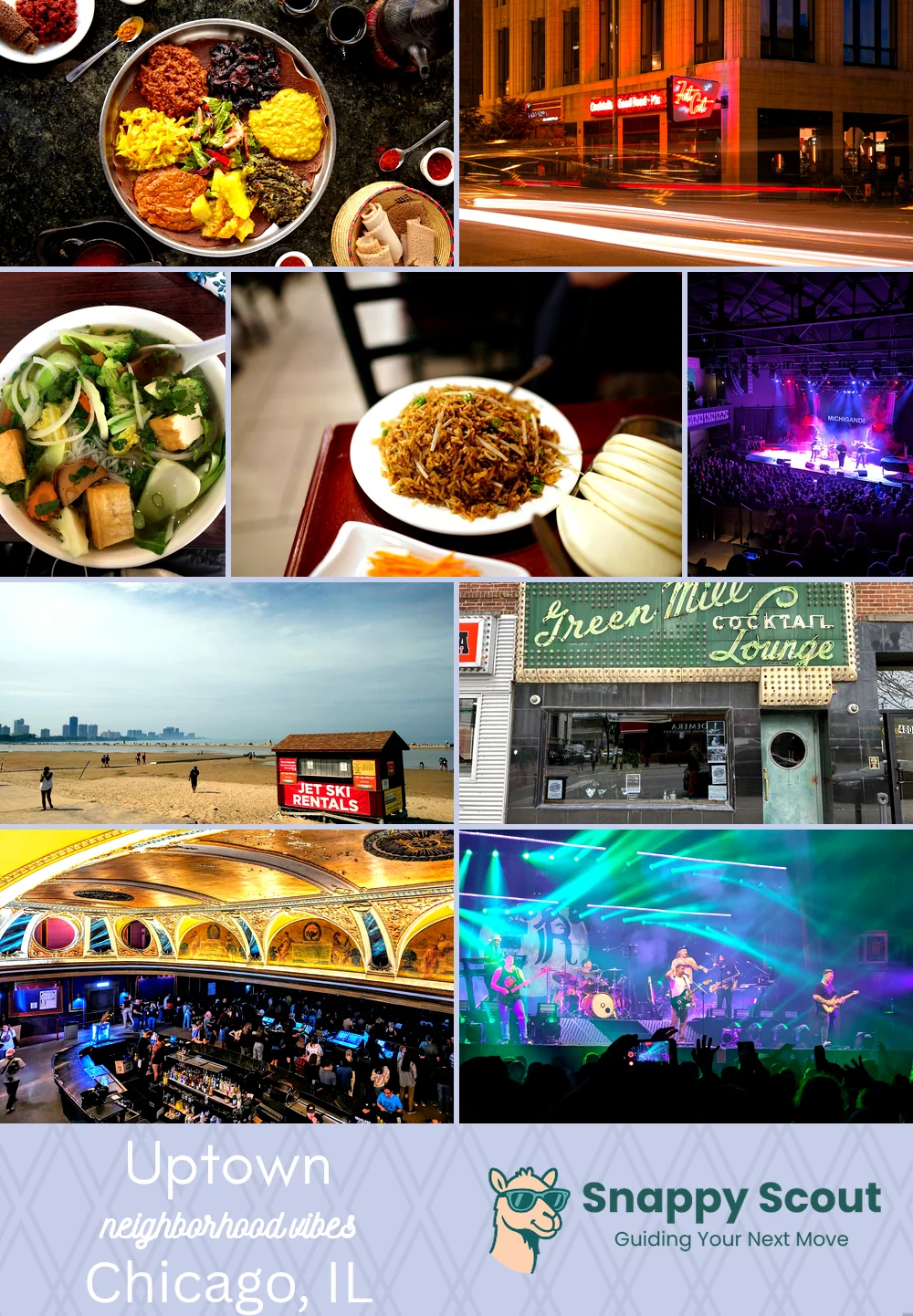 Uptown neighborhood photo collage