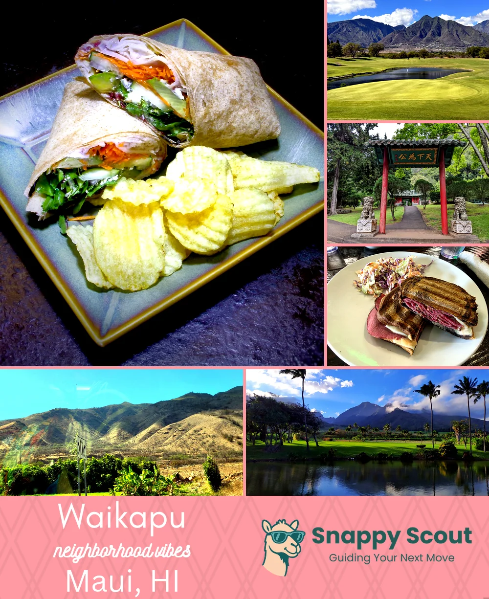 Waikapu neighborhood photo collage