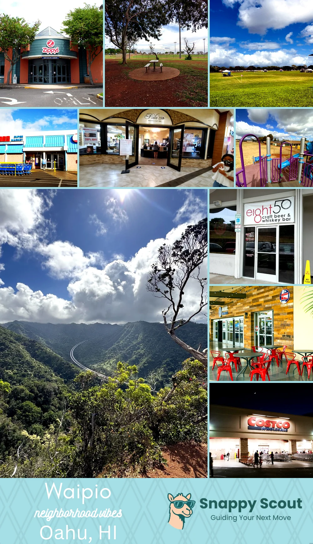 Waipio neighborhood photo collage