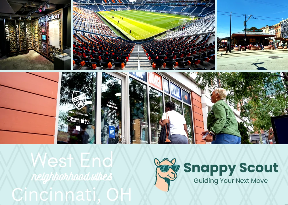 West End neighborhood photo collage