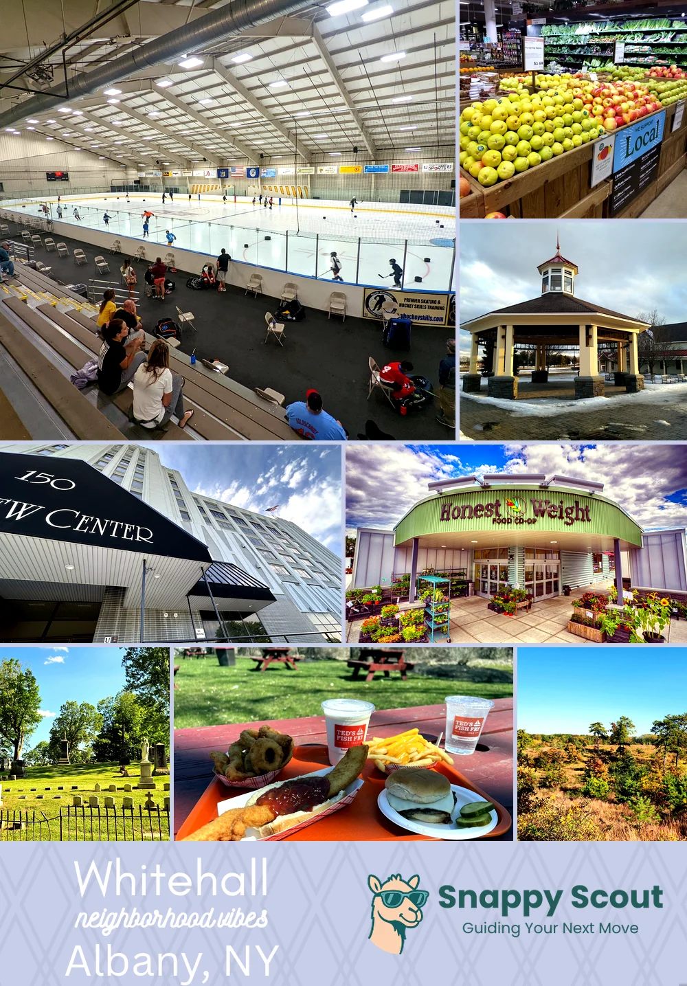 Whitehall neighborhood photo collage