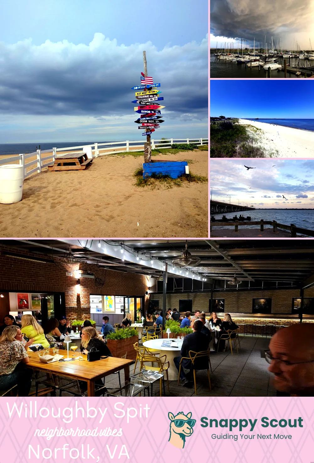 Willoughby Spit neighborhood photo collage