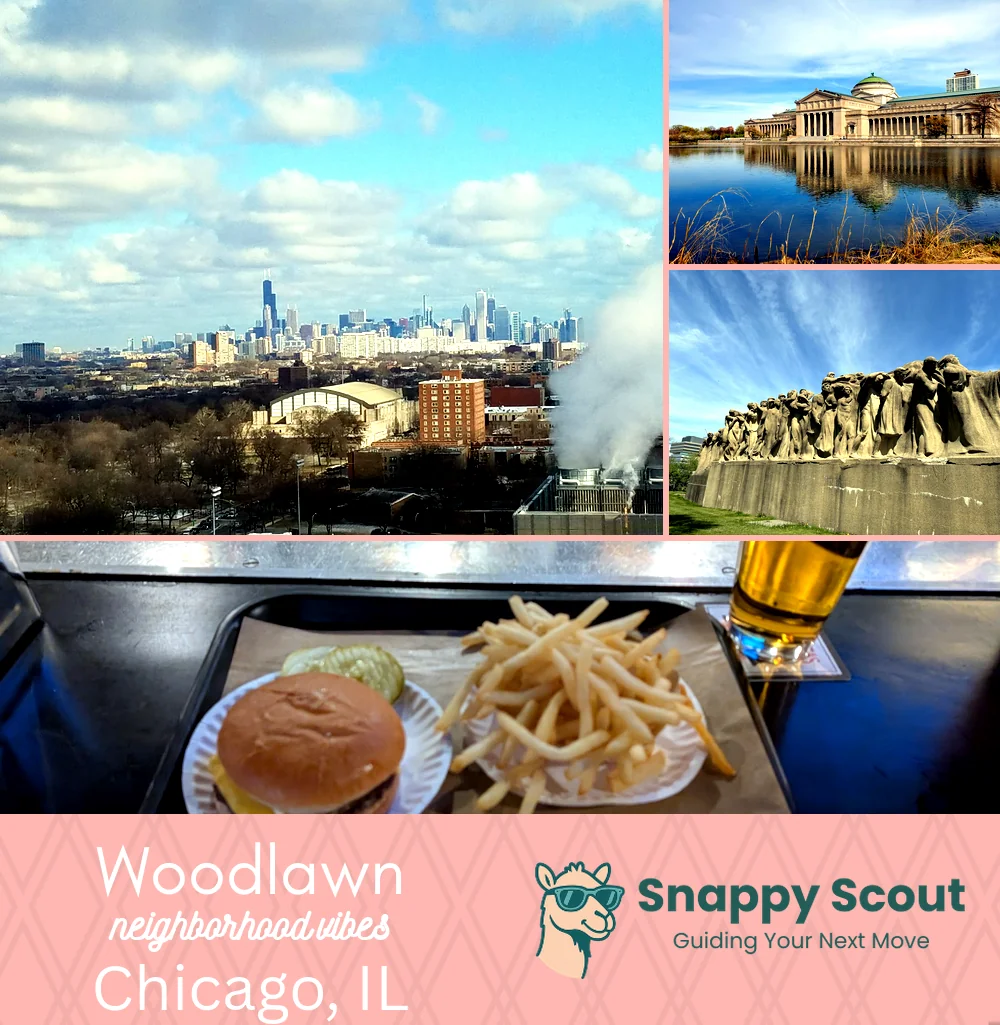 Woodlawn neighborhood photo collage