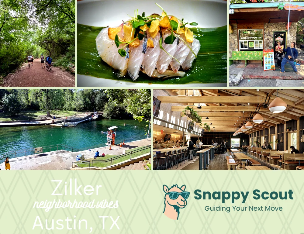 Zilker neighborhood photo collage